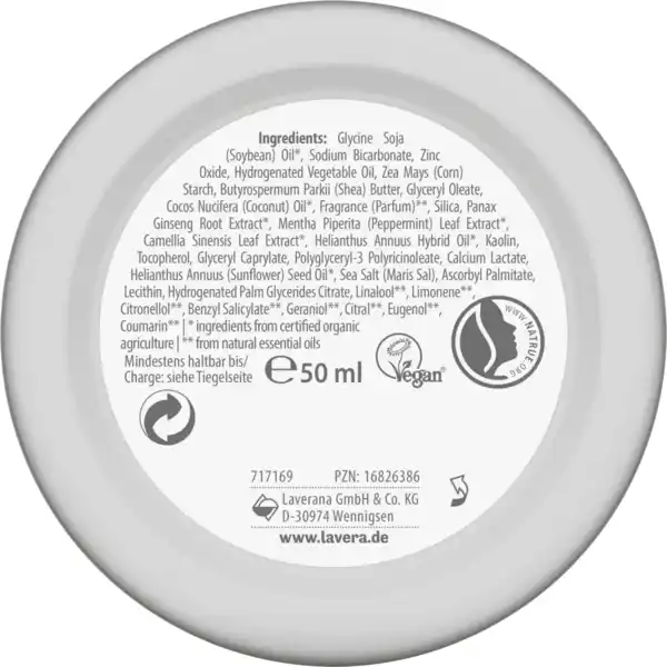 Bild 2 von lavera Deocreme Natural & Strong, 50 ml