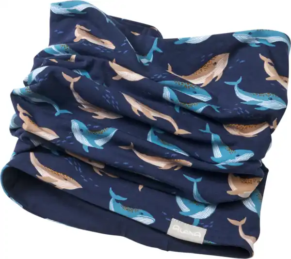 Bild 1 von ALANA Loop Schal Pro Climate mit Wal-Muster, blau