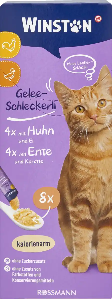 Bild 1 von Winston Gelee-Schleckerli mit Hühnchen & Ente, 80 g