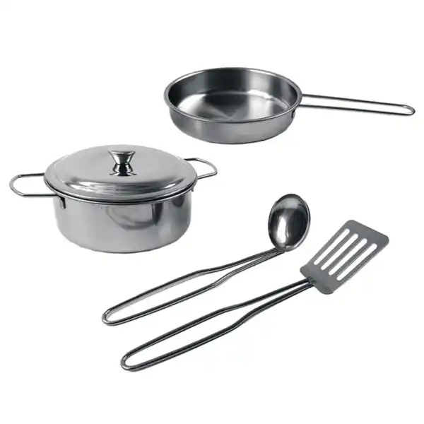 Bild 2 von Koch-Spielset »Juniors Home«, geeignet für: Kinder ab 3 Jahren, Edelstahl