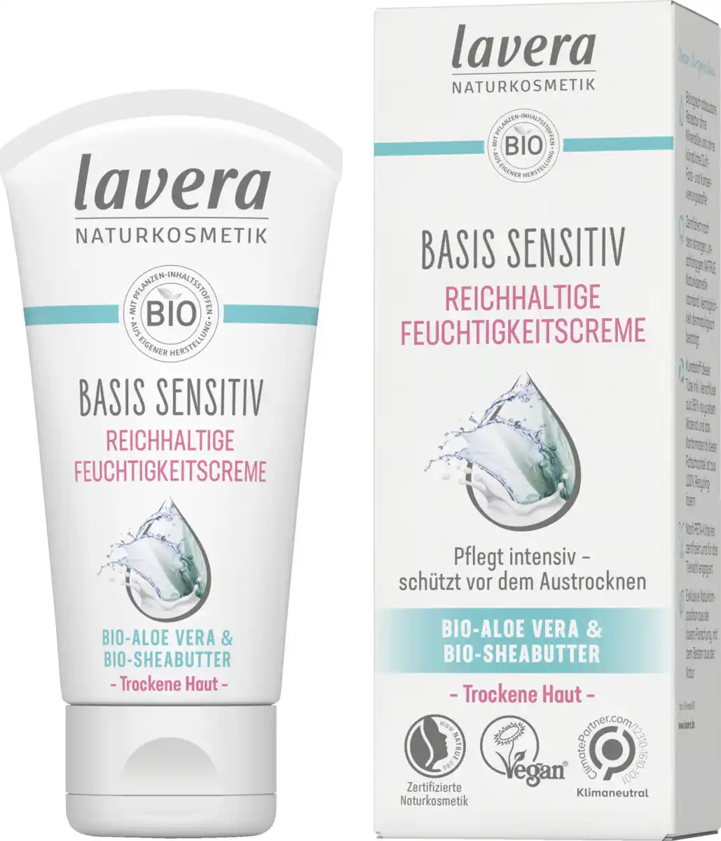 Bild 4 von lavera basis sensitiv Reichhaltige Feuchtigkeitscreme, 50 ml