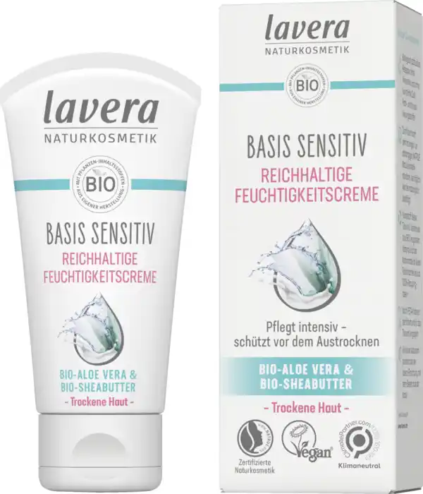 Bild 4 von lavera basis sensitiv Reichhaltige Feuchtigkeitscreme, 50 ml