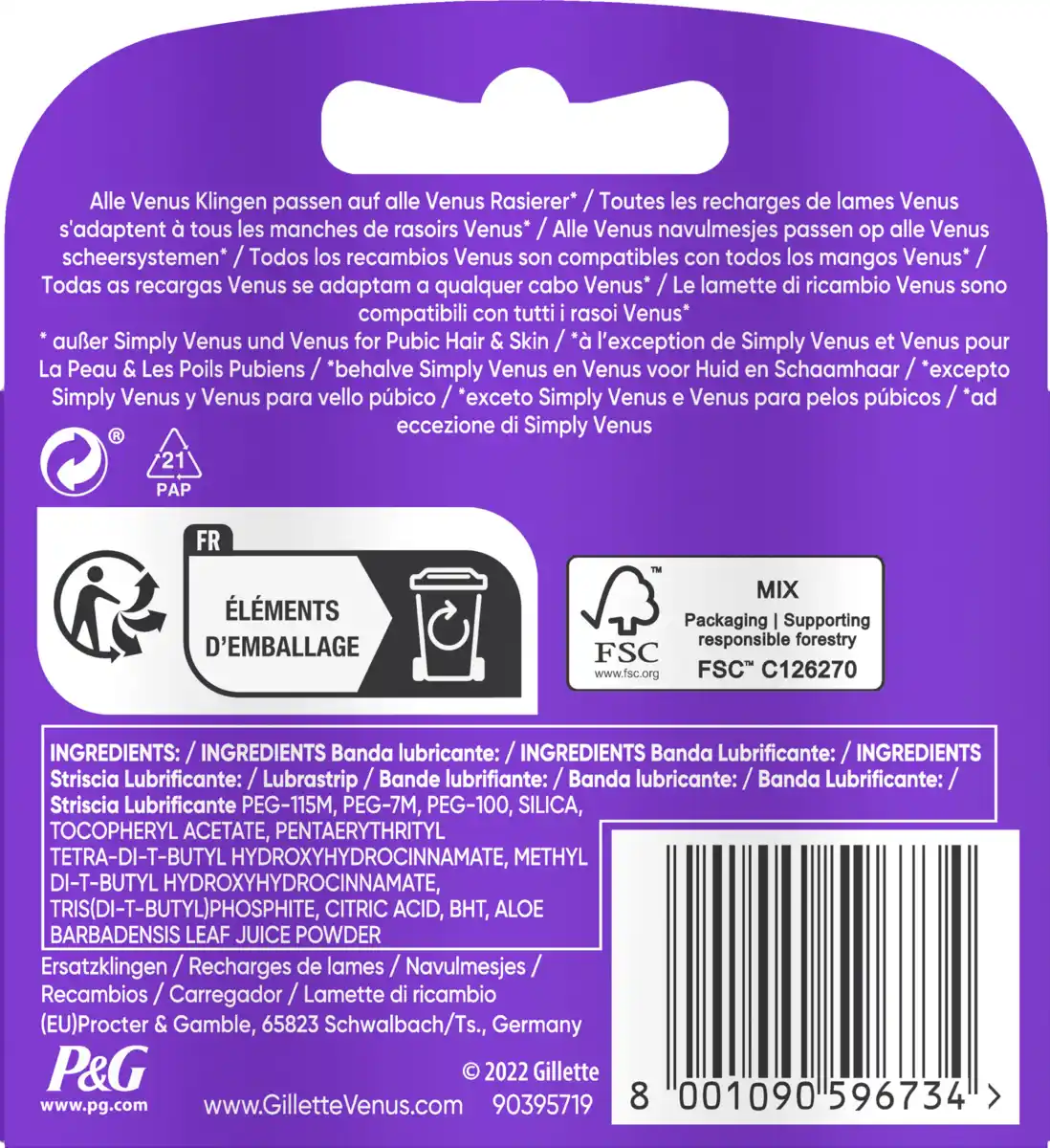 Bild 4 von Gillette Venus Deluxe Smooth Swirl Rasierklingen