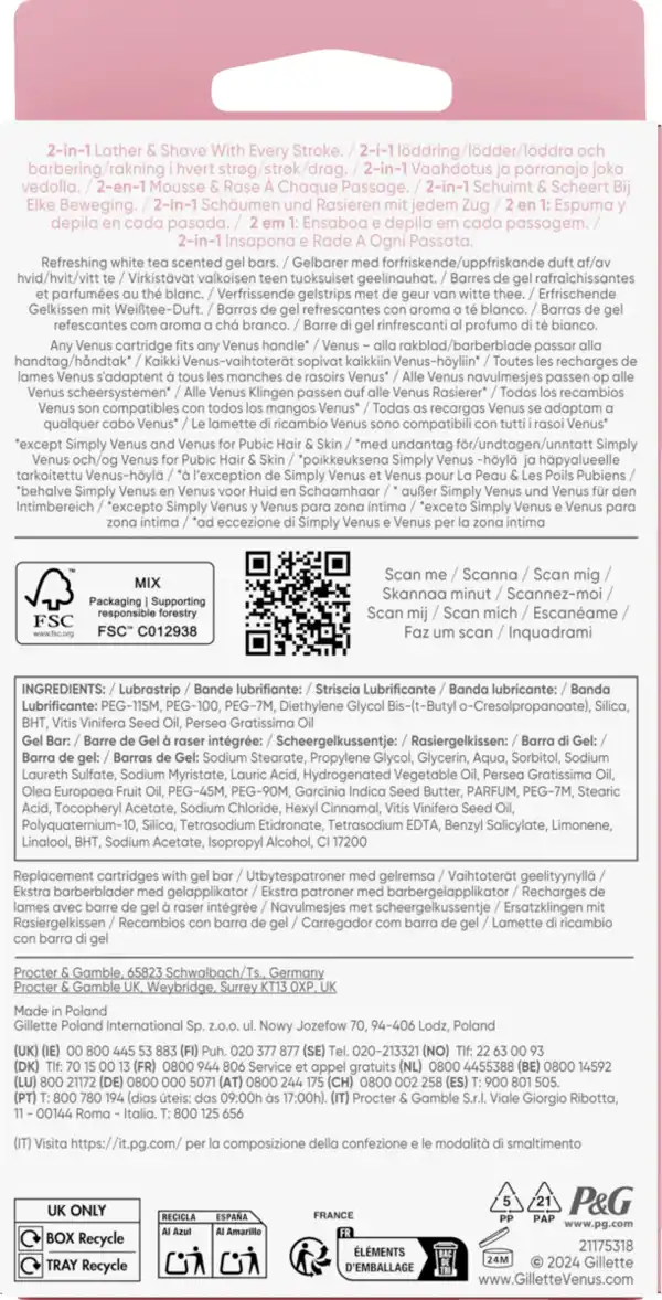 Bild 2 von Gillette Venus Klingen Comfortglide Spa Breeze System Big Pack