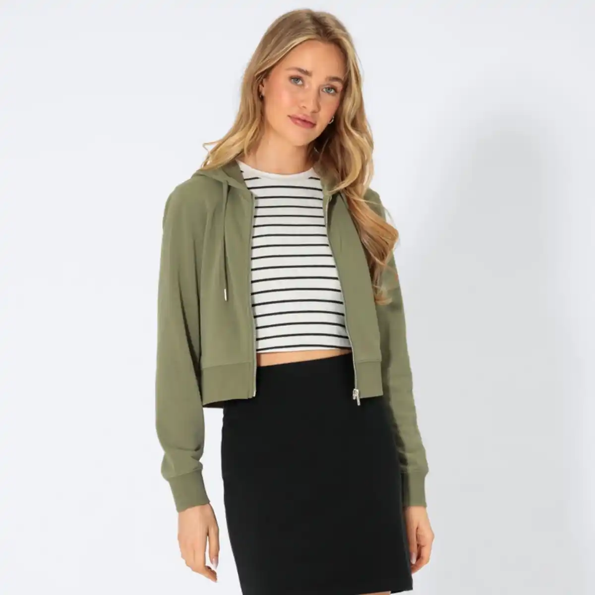 Bild 4 von Damen-Sweatjacke mit Kapuze