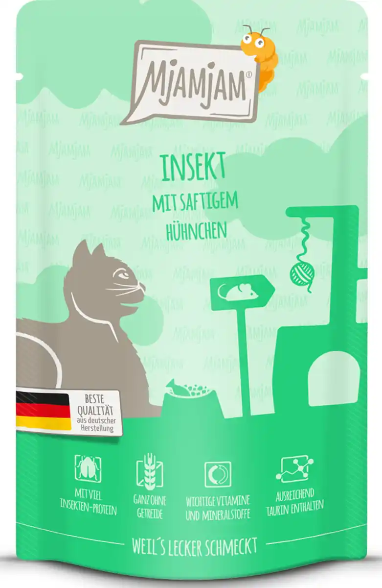 Bild 1 von MjAMjAM Insekt mit saftigem Hühnchen, 125 g