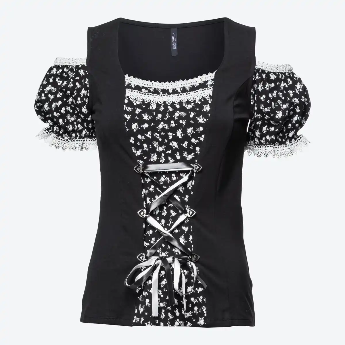 Bild 3 von Damen-Trachten Blusenshirt mit Schnürband