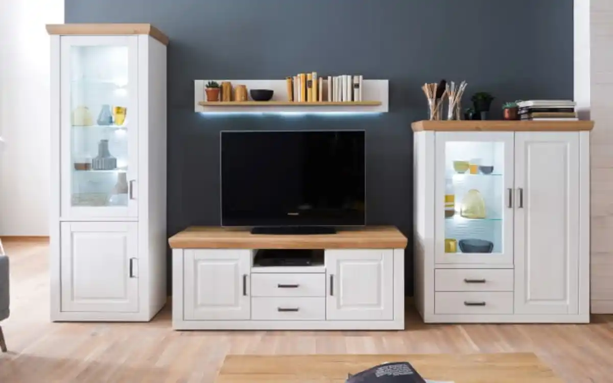 Bild 1 von MCA furniture - Wohnwand Brixen, Pinie Aurelio-Nachbildung, Grandson Oak-Nachbildung