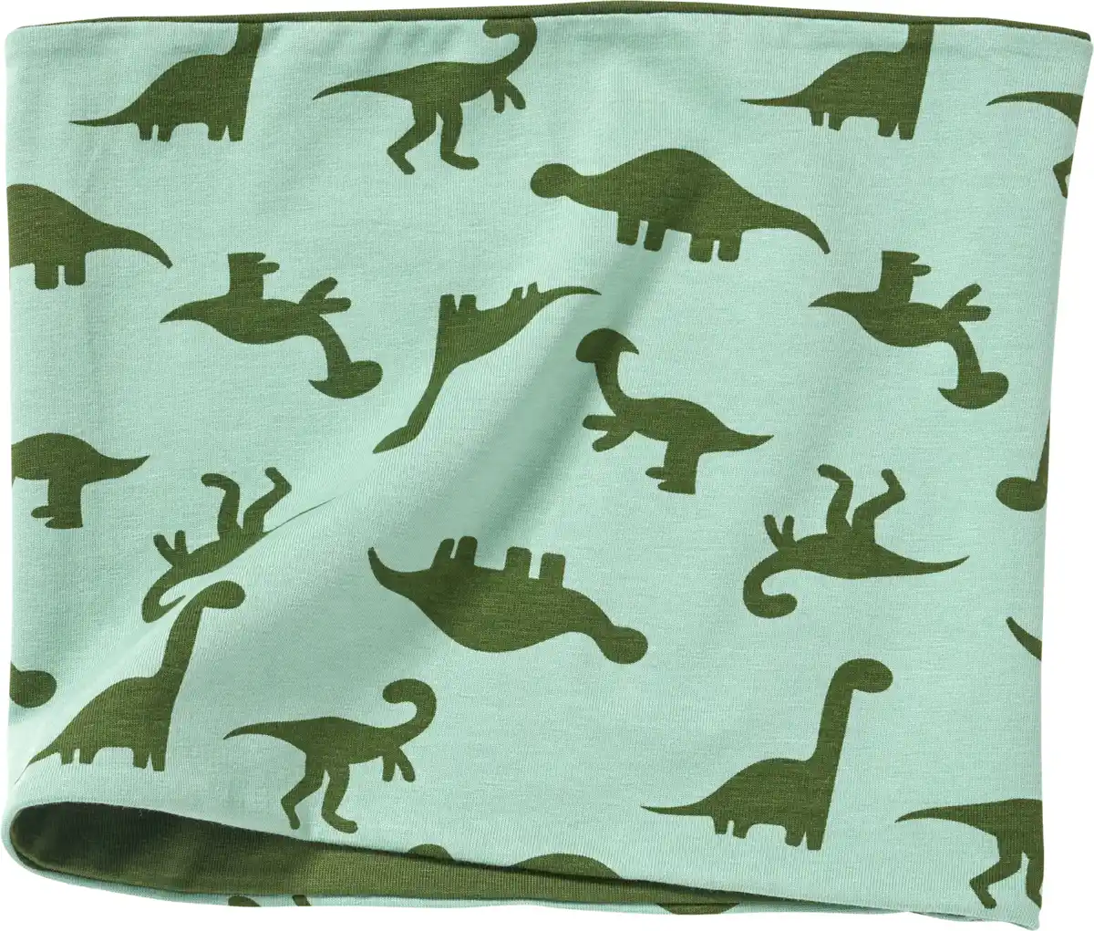 Bild 1 von ALANA Loop Schal zum Wenden mit Dino-Muster, grün