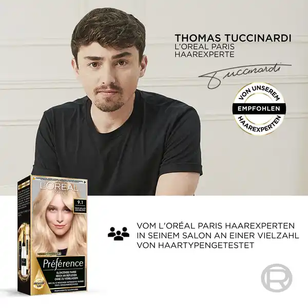 Bild 2 von L’Oréal Paris Préférence 10.21 Platin Perlmuttblond