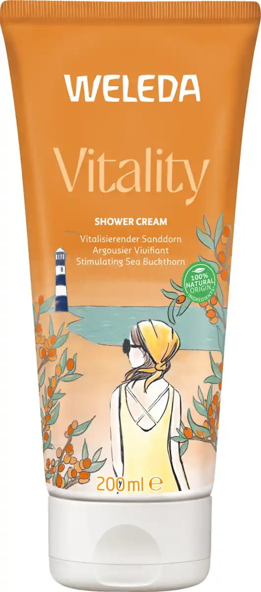 Bild 1 von Weleda Vitality Shower Cream Sanddorn, 200 ml