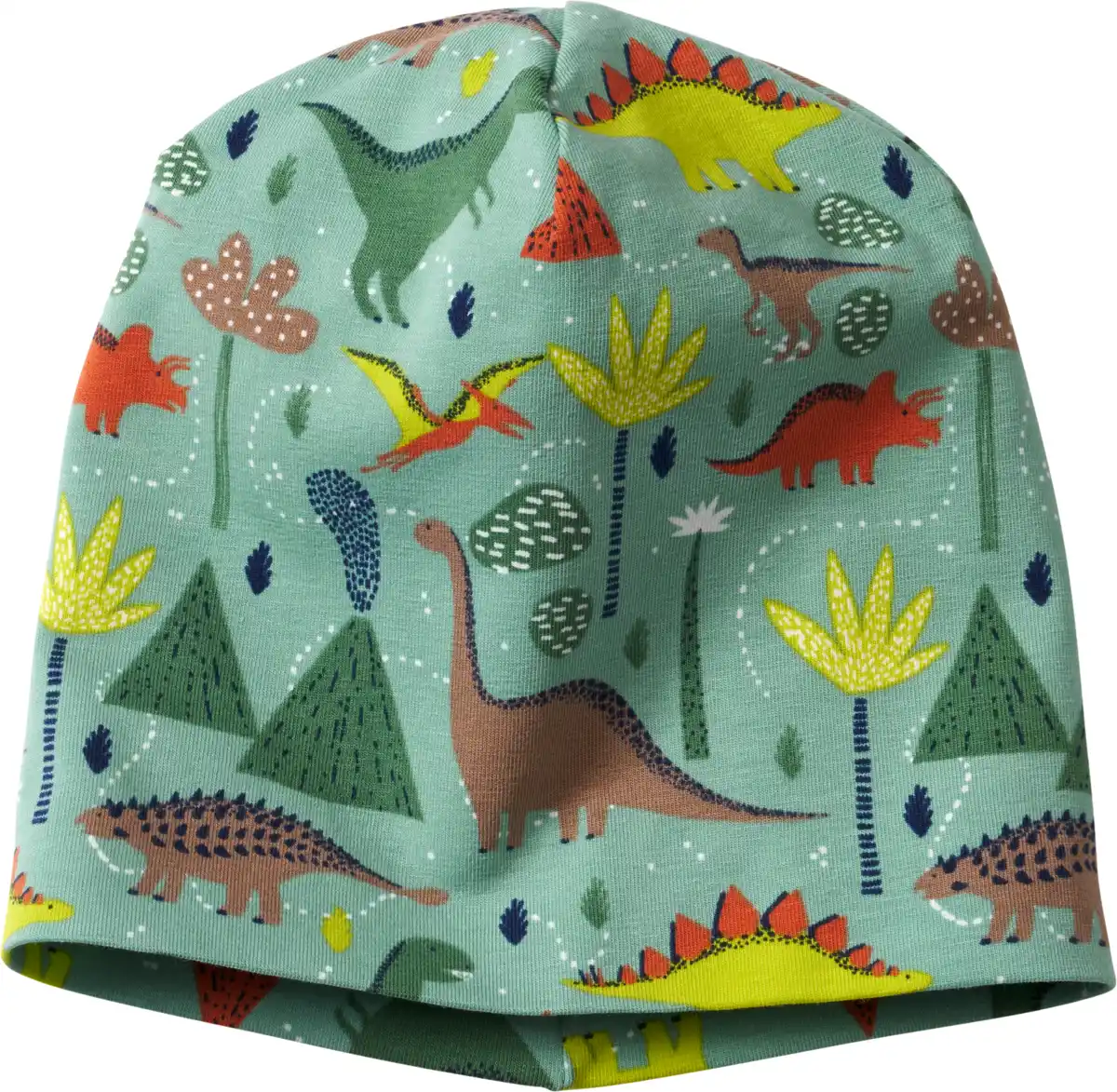 Bild 1 von ALANA Mütze Pro Climate mit Dino-Muster, grün, Gr. 48/49