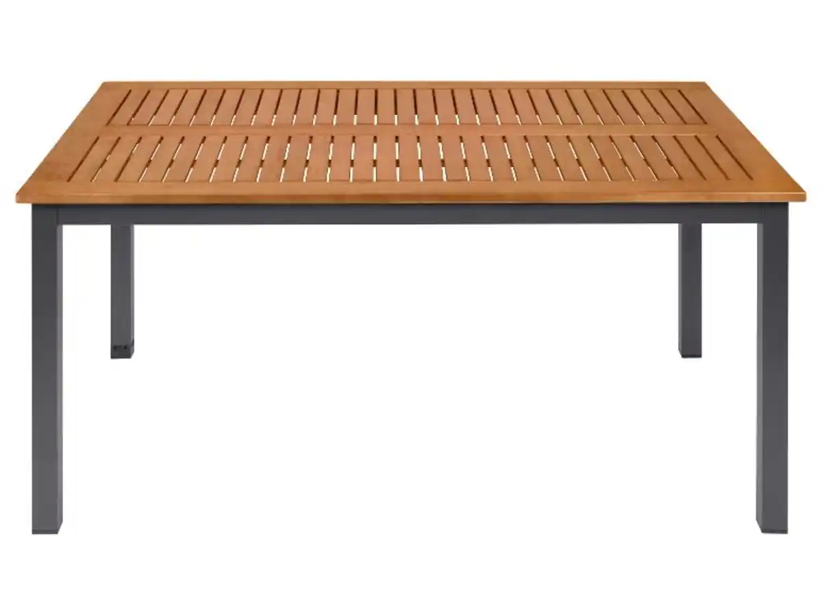 Bild 3 von LIVARNO home Geflecht-Set »Valencia«, 5-teilig - Standardtisch & 4 Stapelsessel, braun