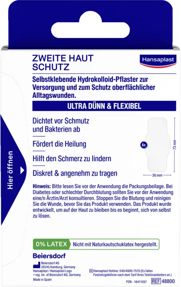 Bild 4 von Hansaplast Zweite Haut Schutz Pflaster