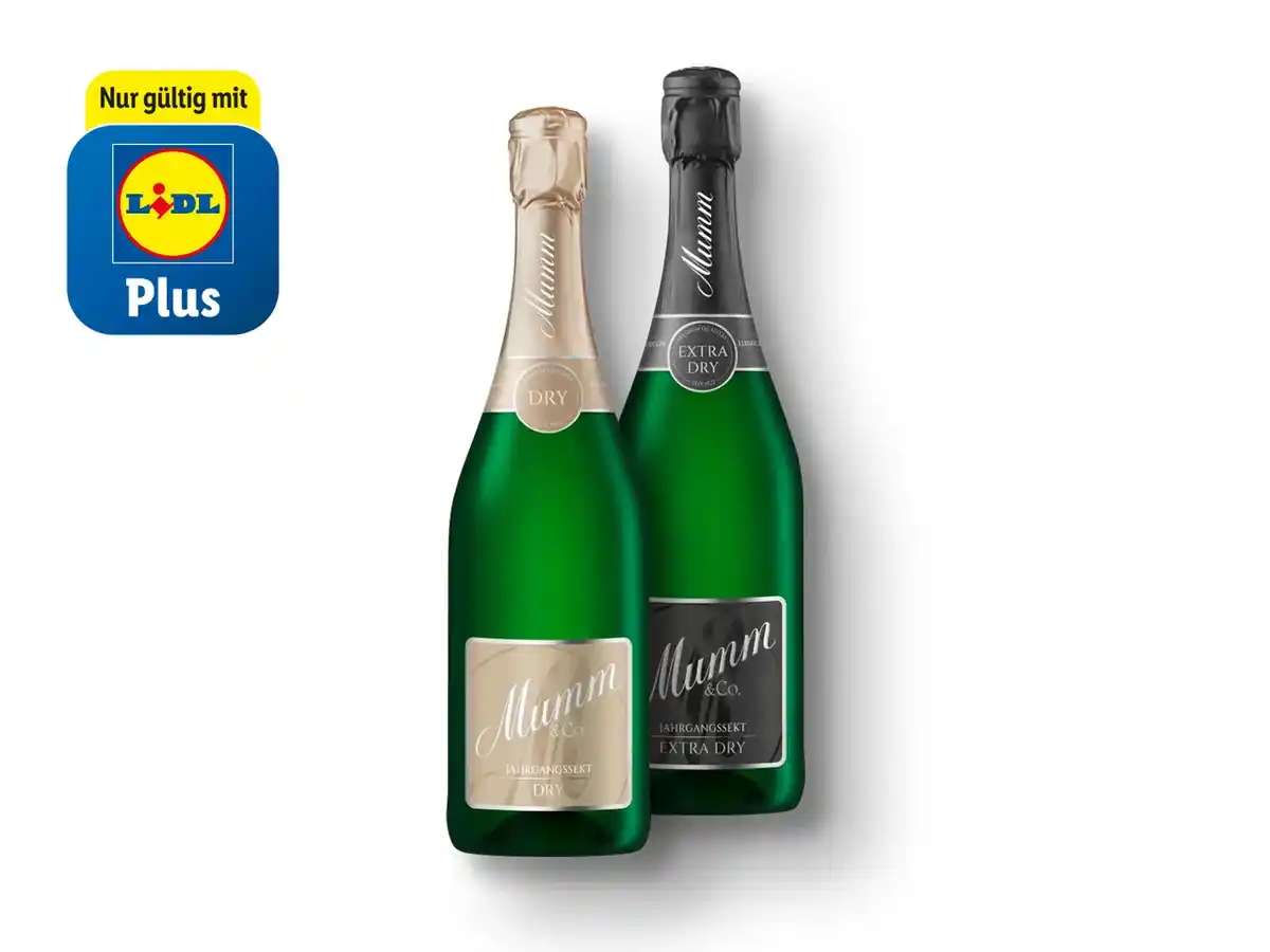 Bild 1 von Mumm Dry Jahrgangssekt