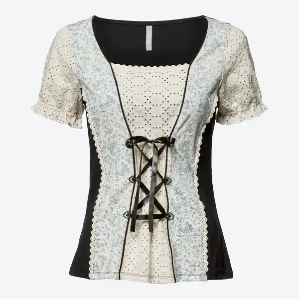 Bild 3 von Damen-Trachten Blusenshirt mit Schürband