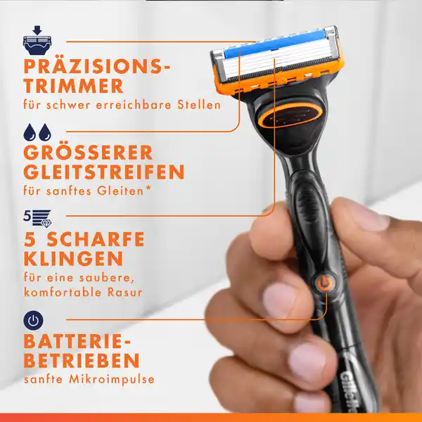 Bild 2 von Gillette Fusion5 Power Rasierer mit einer Klinge