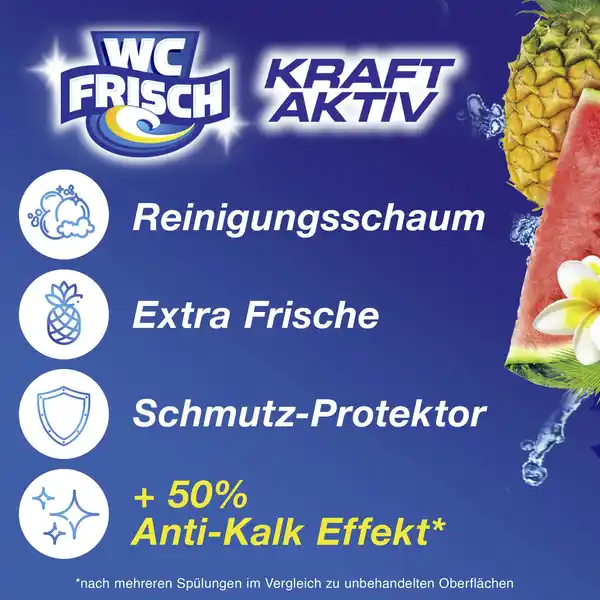 Bild 4 von WC FRISCH Kraft-Aktiv Duftspüler Hawaii Super-Pack, 150 g