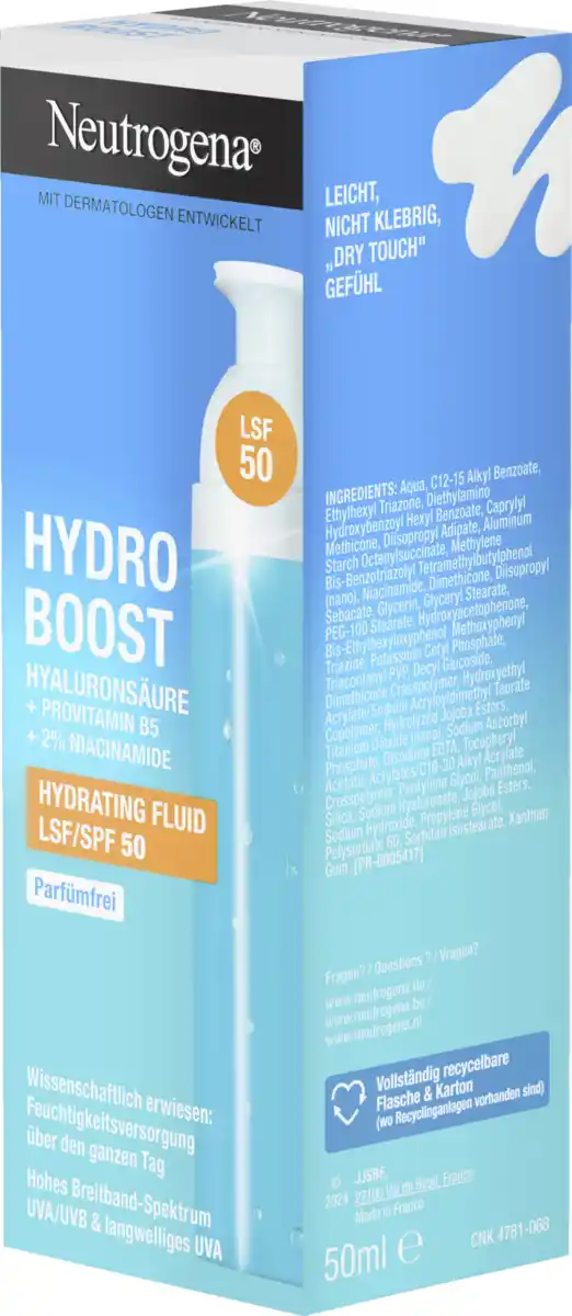 Bild 3 von Neutrogena Hydro Boost Protective Fluid LSF 50, 50 ml