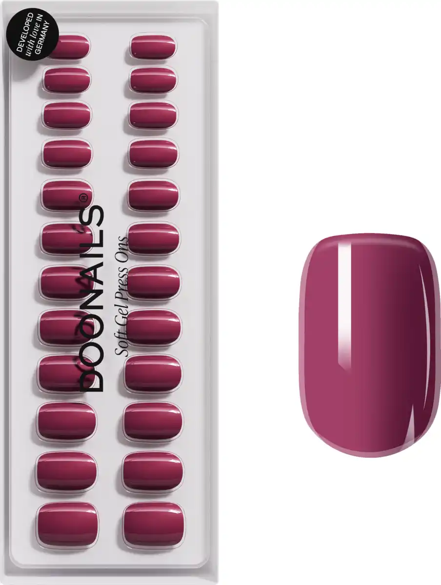 Bild 1 von Doonails Soft Gel Press Ons Short Square Bubblegum