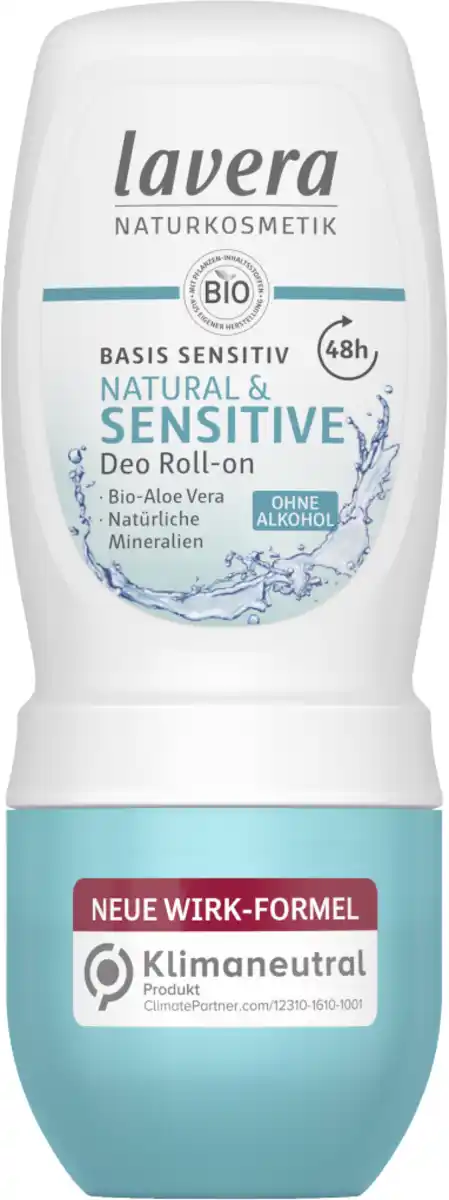 Bild 1 von lavera basis sensitiv NATURAL & SENSITIVE Deo Roll-on, 50 ml