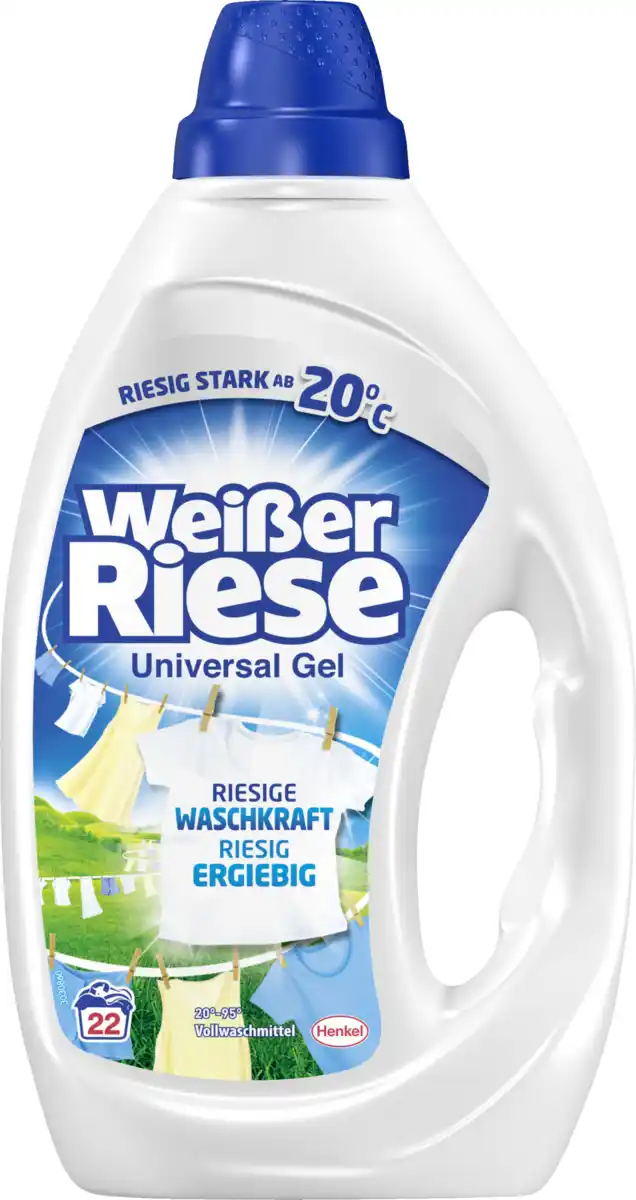 Bild 1 von Weißer Riese Universalwaschmittel Flüssig 22 WL