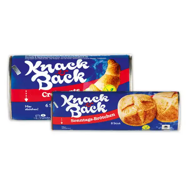 Bild 1 von Knack & Back Croissants / Sonntags-Brötchen