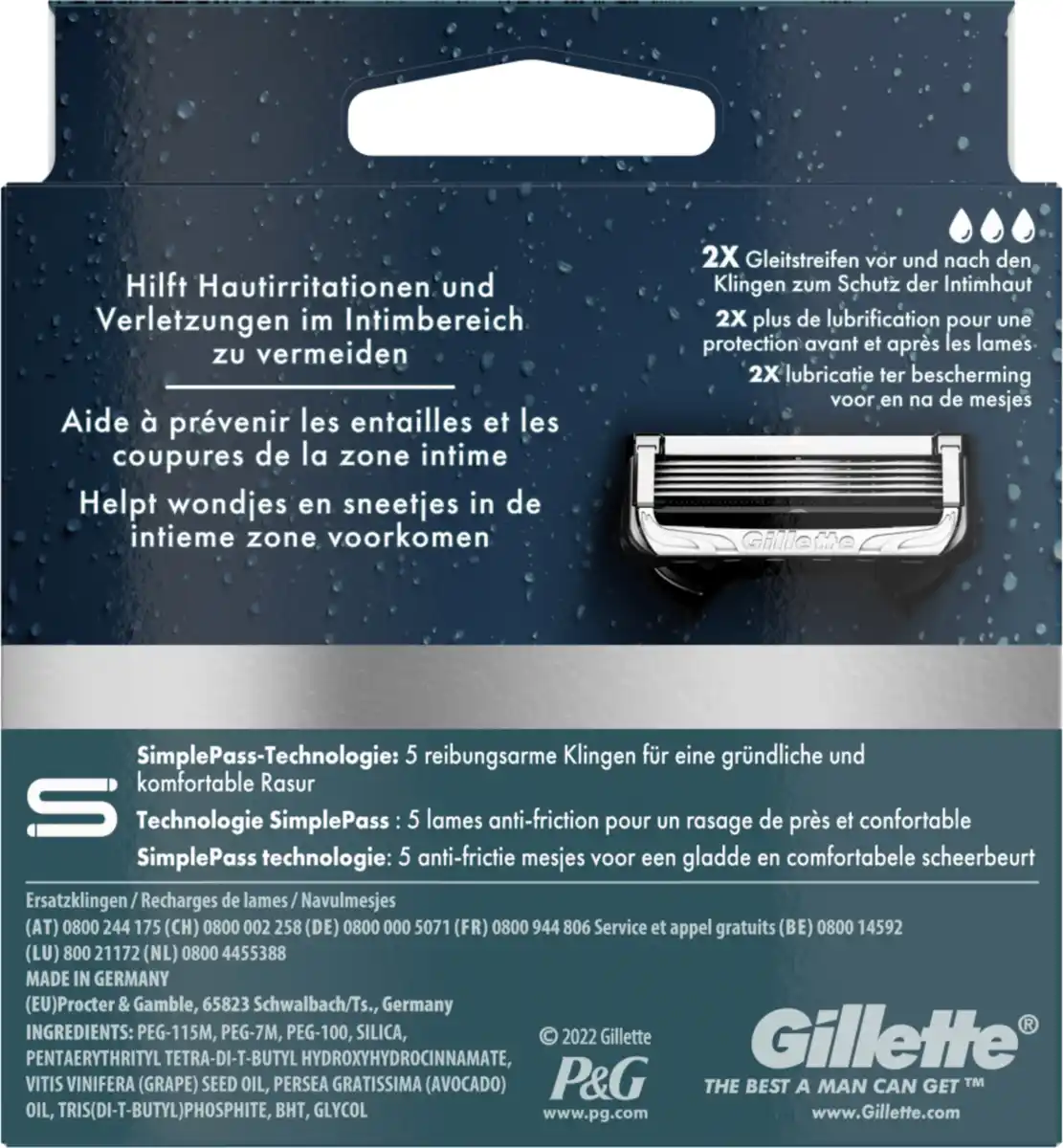 Bild 2 von Gillette Intimate Rasierklingen
