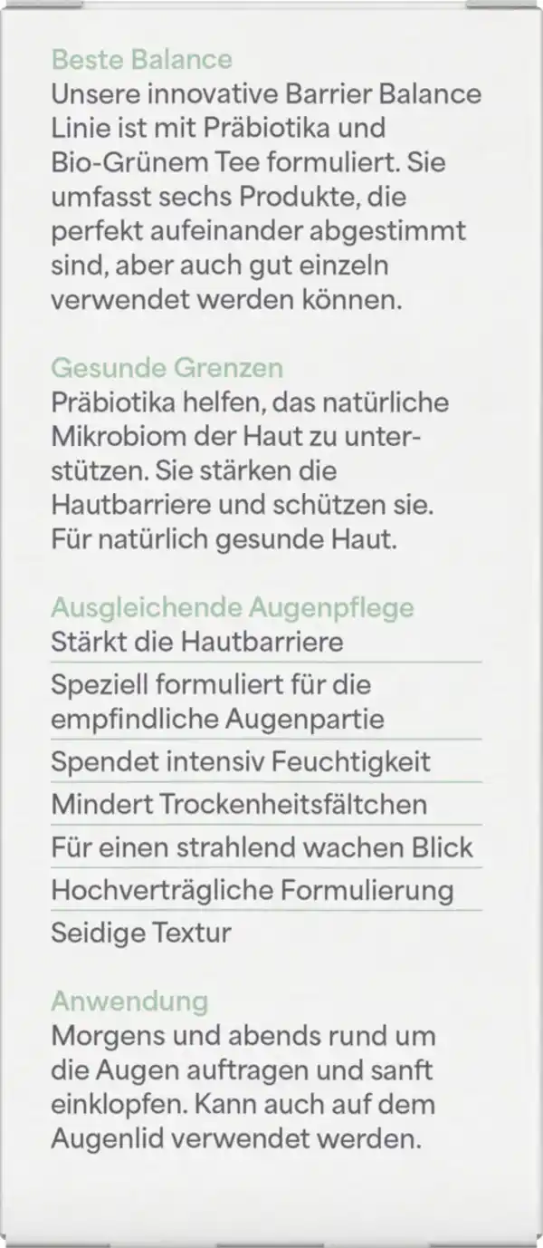 Bild 3 von lavera Barrier Balance Augenpflege, 15 ml