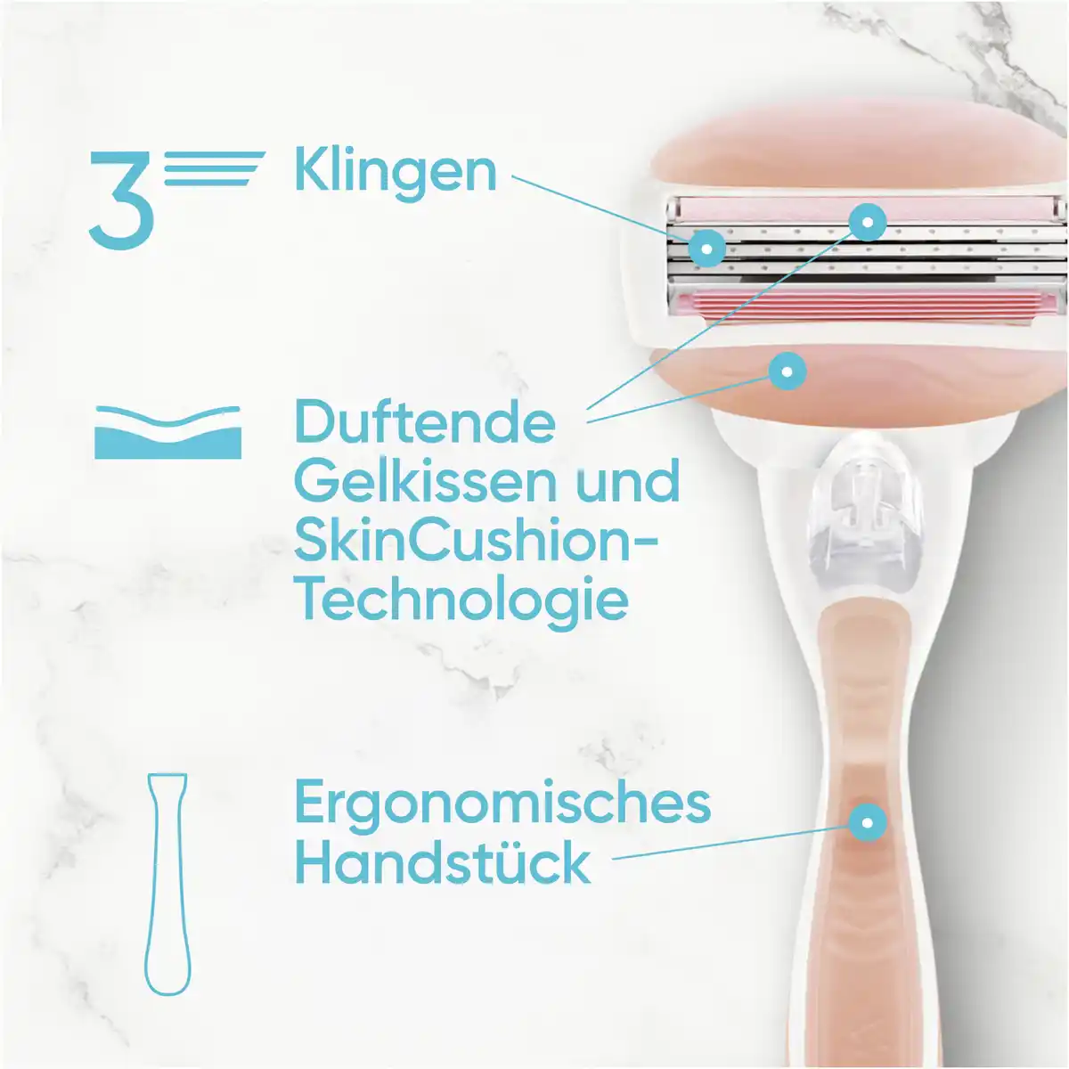 Bild 4 von Gillette Venus Klingen Comfortglide Spa Breeze System Big Pack