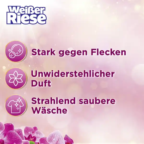 Bild 4 von Weißer Riese Colorwaschmittel Flüssig Orchidee Aromatherapie 22 WL