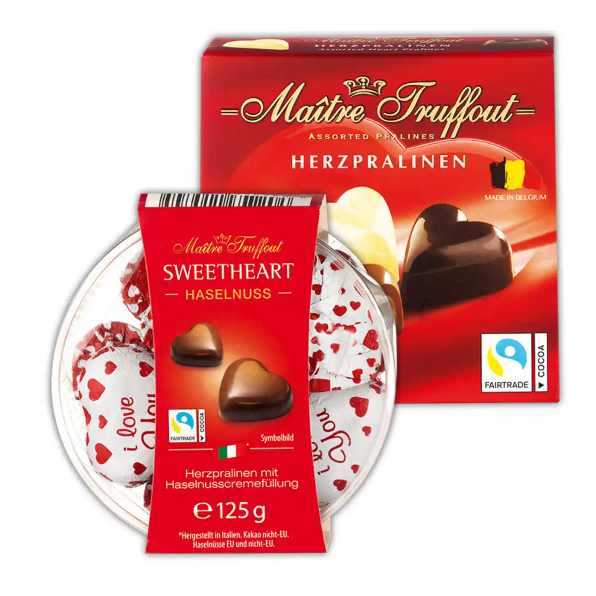 Bild 1 von Maitre Truffout Herzpralinen