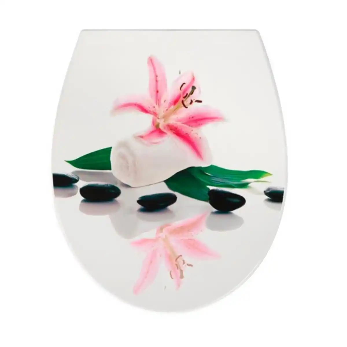 Bild 1 von WC-Sitz »Loki Flower«, Soft-Close, Thermoplast, weiß