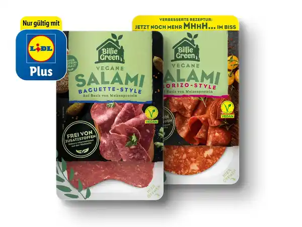 Bild 1 von Billie Green Vegane Salami,  70 g