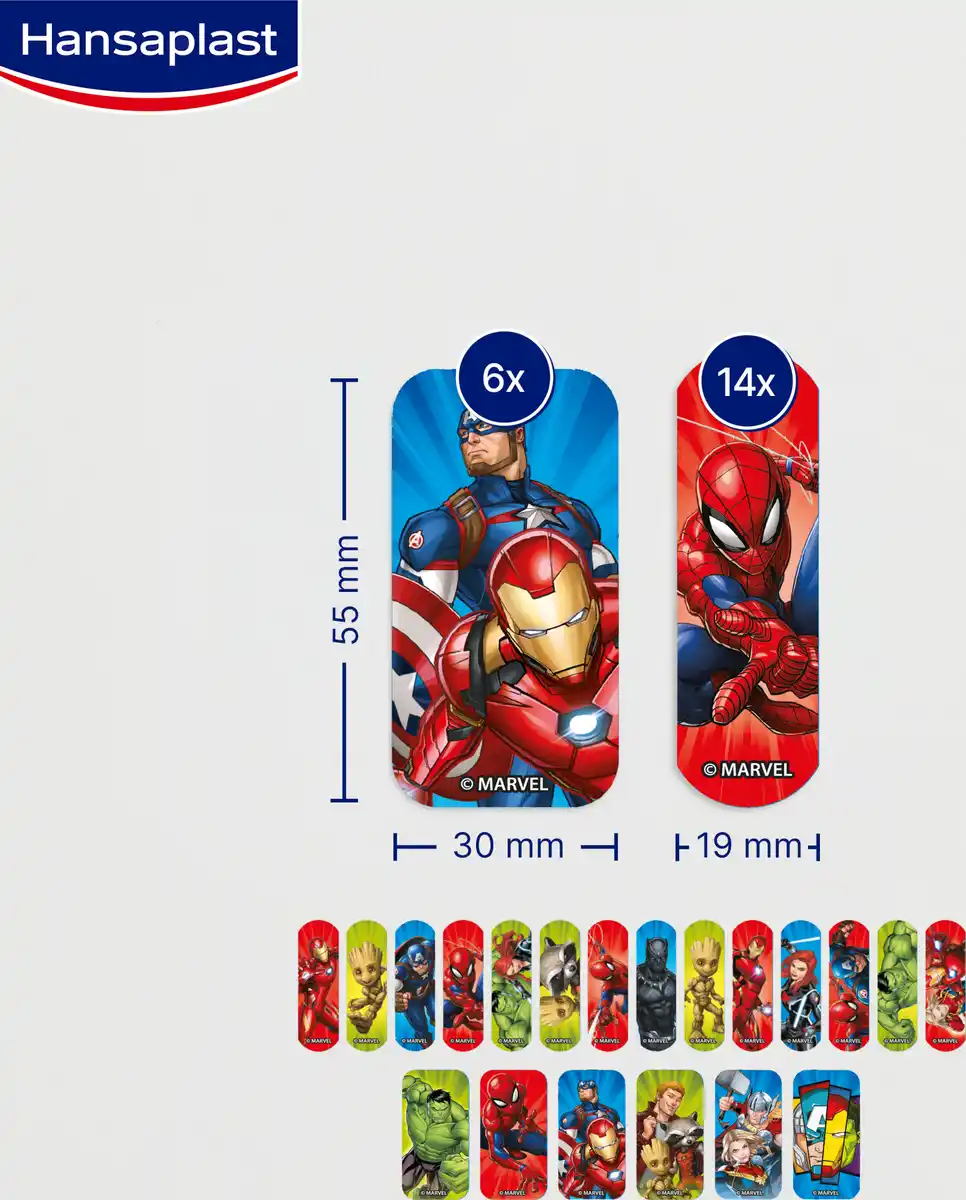 Bild 4 von Hansaplast Kids Pflaster Marvel