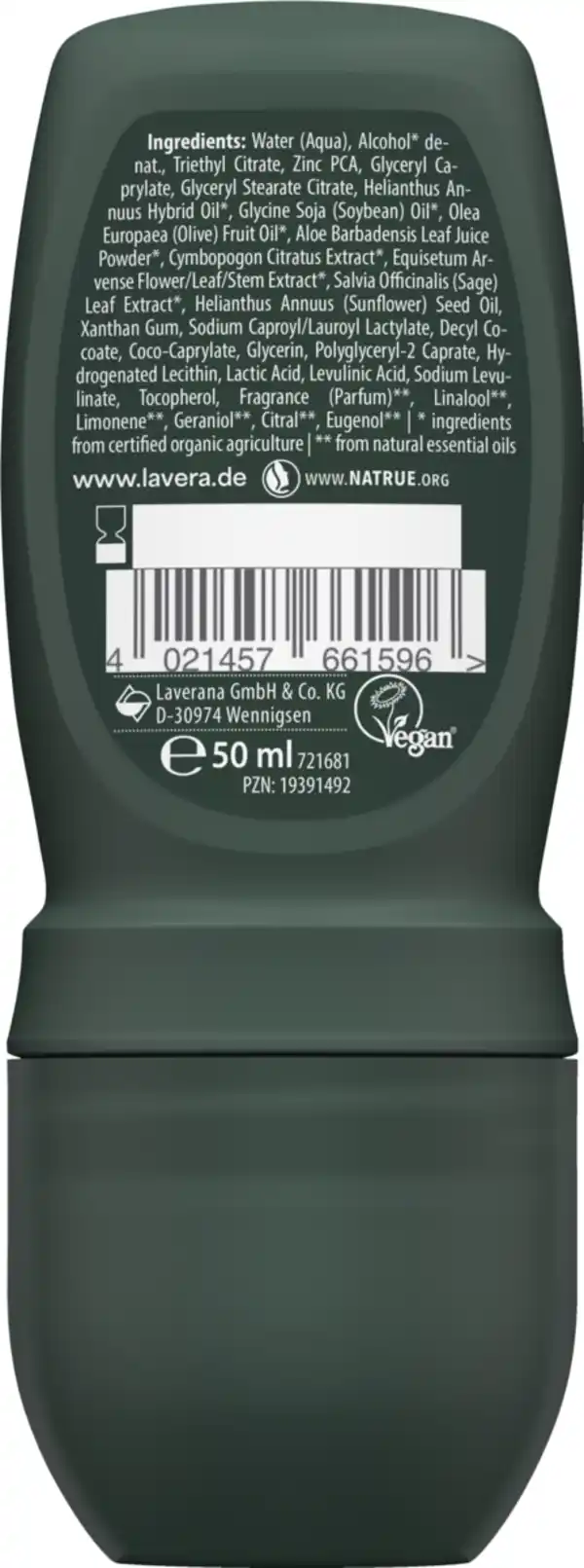 Bild 2 von lavera Men sensitiv Deo Roll-On, 50 ml