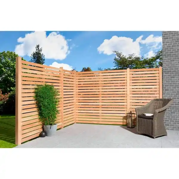 Bild 2 von Sichtschutzelement »Bali«, Lärchenholz, HxL: 180 x 180 cm