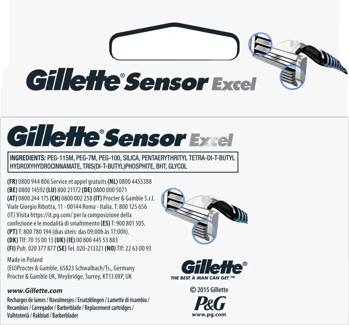 Bild 2 von Gillette Rasierklingen Sensor Excel System
