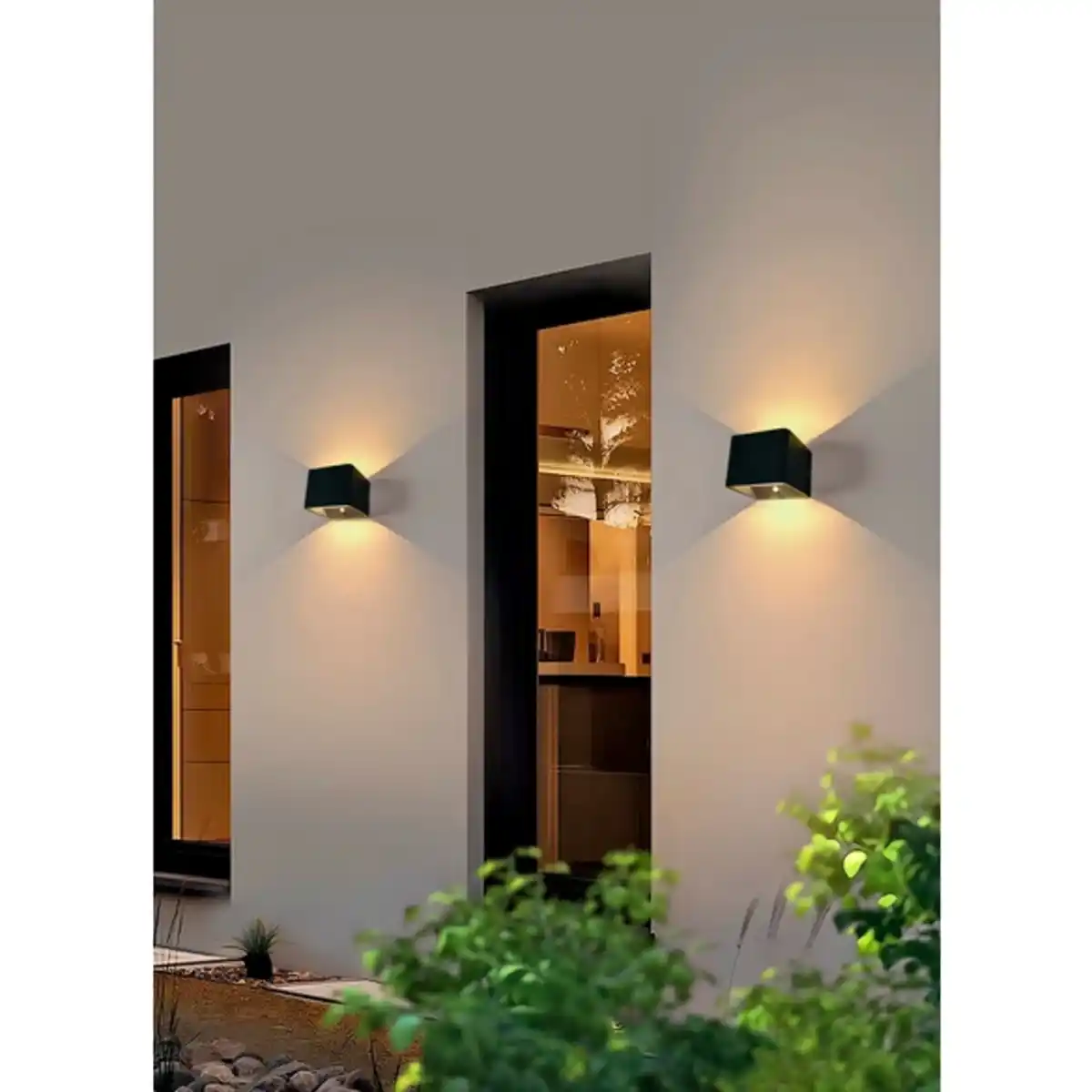 Bild 2 von LED-Akku-Wandleuchte »Quatara«, warmweiß, 200 lm, Metall/Kunststoff, anthrazit