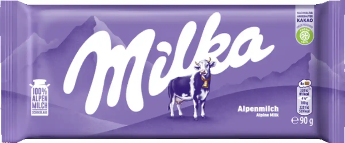 Bild 1 von Milka Schokolade Alpenmilch, 90 g