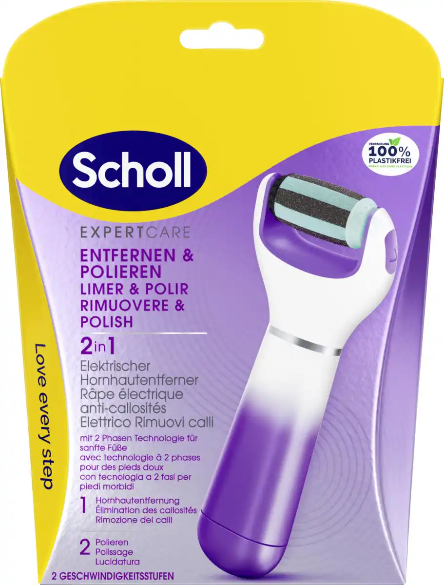 Bild 1 von Scholl Expert Care elektrischer Hornhautentferner Lila