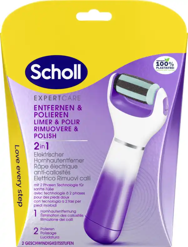 Bild 1 von Scholl Expert Care elektrischer Hornhautentferner Lila