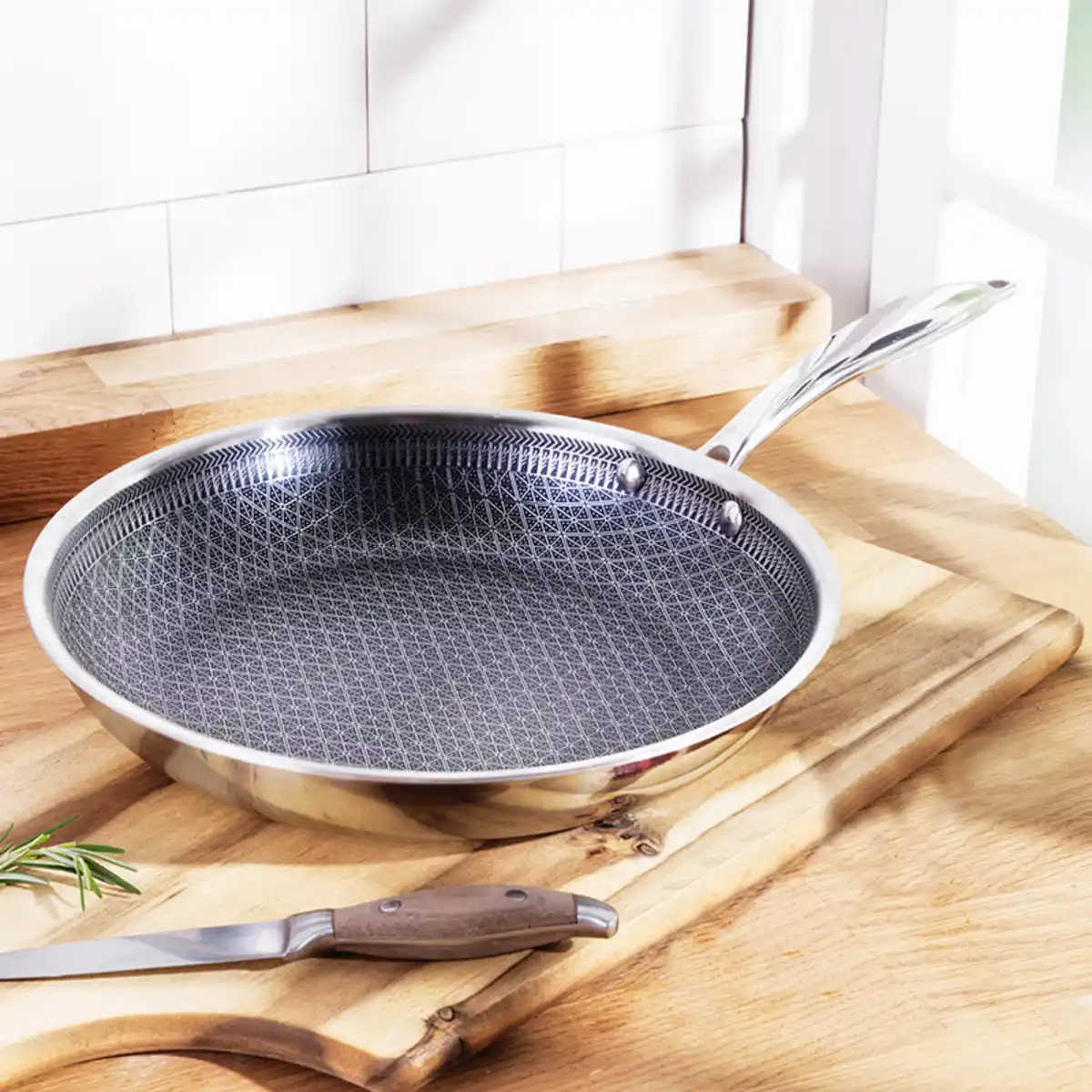 Bild 1 von Ceraflon Elite XXL-Edelstahl-Hybrid-Pfanne "Quantum"