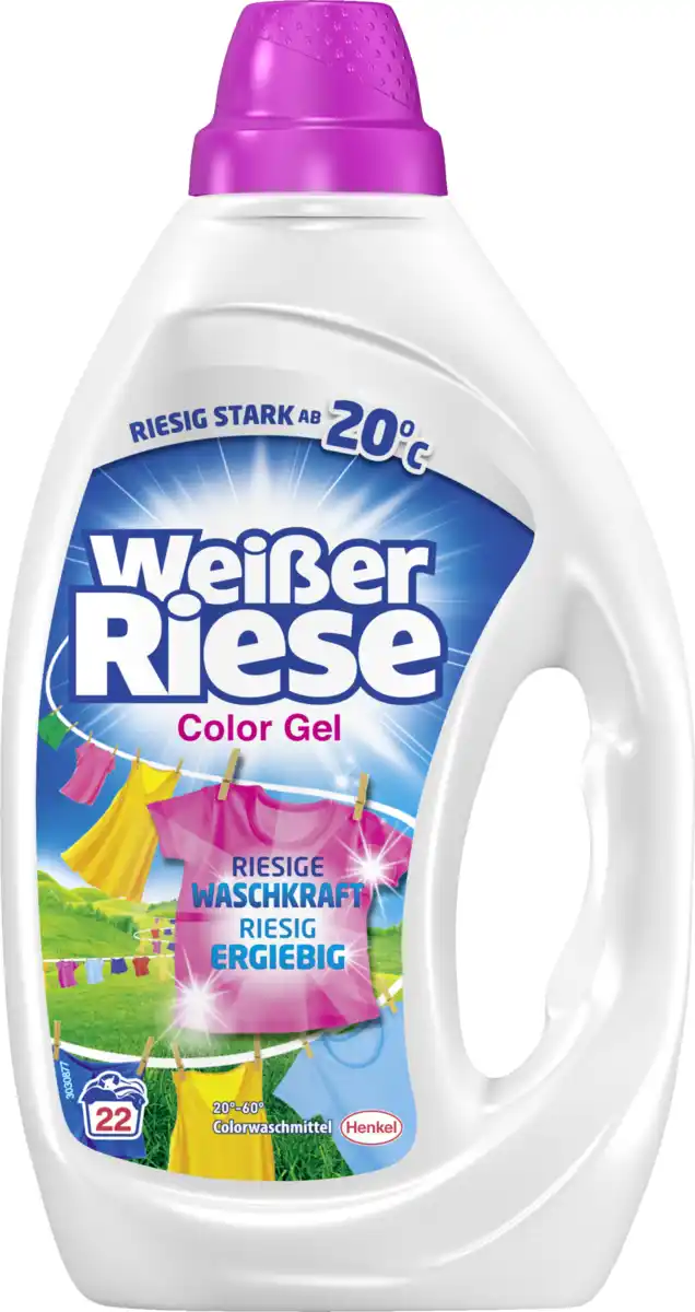 Bild 1 von Weißer Riese Colorwaschmittel Flüssig 22 WL