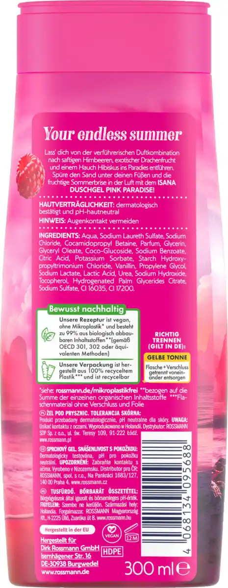 Bild 4 von ISANA Duschgel Pink Paradise, 300 ml