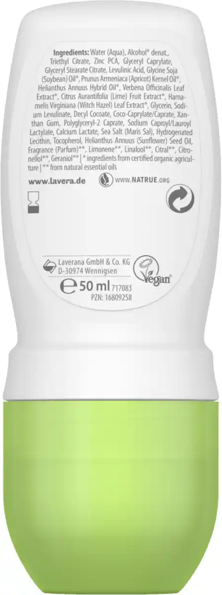 Bild 2 von lavera Deo Roll-on Natural & Refresh, 50 ml