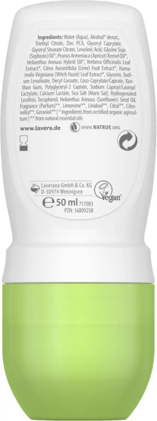 Bild 2 von lavera Deo Roll-on Natural & Refresh, 50 ml