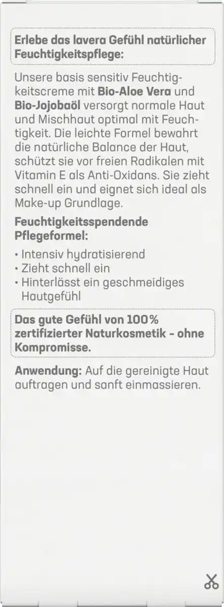 Bild 2 von lavera basis sensitiv Feuchtigkeitscreme, 50 ml