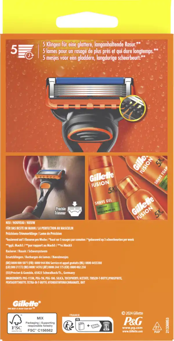 Bild 3 von Gillette Fusion5 Rasierer