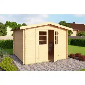 Gartenhaus »Australien«, Holz, BxHxT: 333 x 250 x 280 cm (Außenmaße inkl. Dachüberstand), Wandstärke 28mm